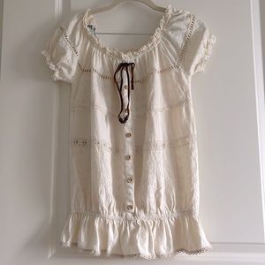 Lace Short Sleeved Top